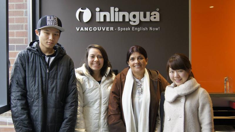バンクーバーの語学学校「Inlingua Vancouver」の生徒