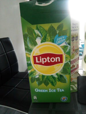 オランダで販売されているLipton Green Ice Tea(リプトン・グリーンアイスティ)