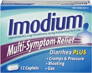 カナダで購入できる下痢止め、「Imodium(イモディウム)」