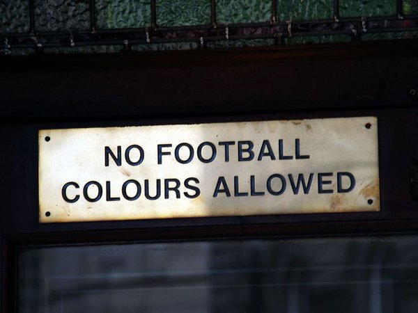 No colours allowed