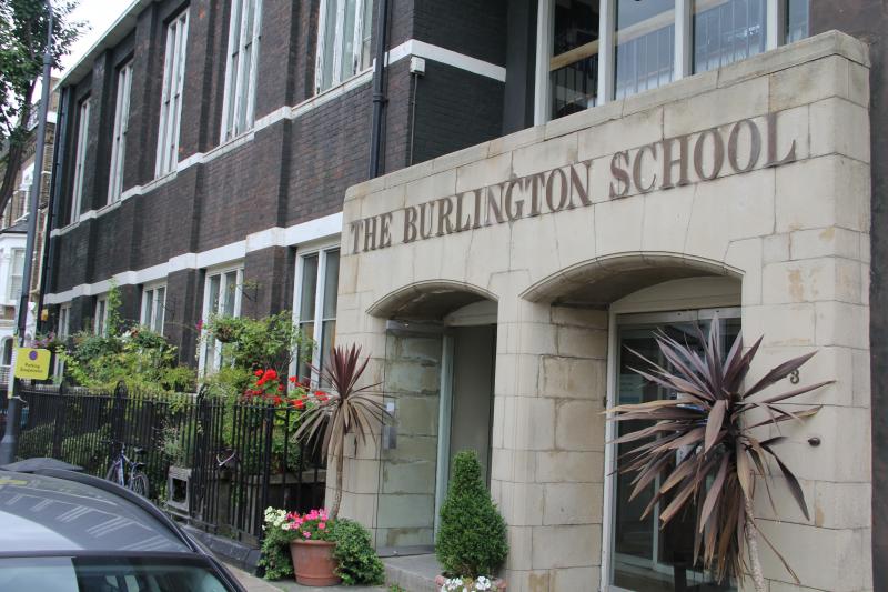 ロンドンの語学学校「The Burlington School of English」の校舎