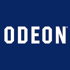 ロンドンの映画館ODEONのロゴ