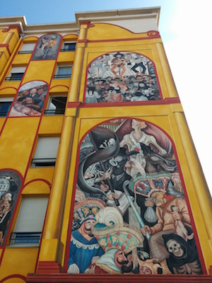 リヨンにあるディエゴ・リベラの壁画