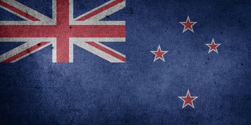 ニュージーランド国旗の写真です