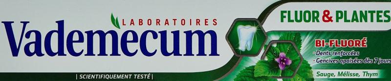 フランスの薬用植物入り歯磨き粉、Vedemecumシリーズ