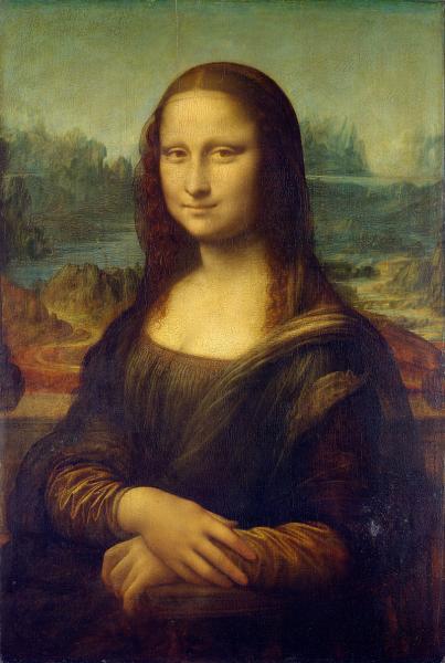 イタリアの美術家レオナルド・ダ・ヴィンチが描いた絵画「モナリザ」