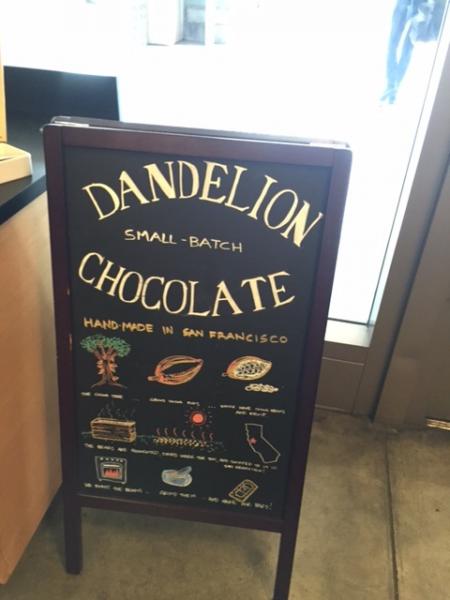 Dandelion Chocolateのサンフランシスコ産チョコレート